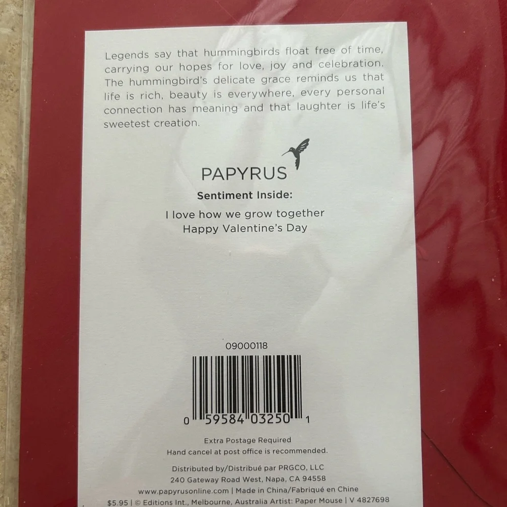 NWT Lot of 5 Papyrus Valentine's Day Cards Holiday Card Love Romance Hearts new